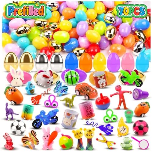 Prefilled Easter eggs, 70 count